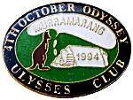 Ulysses motorcycle rally badge from Jean-Francois Helias