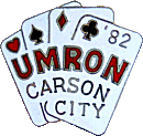 UMRON Poker Run motorcycle run badge from Jean-Francois Helias