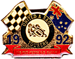 Up The Creek motorcycle rally badge from Jean-Francois Helias