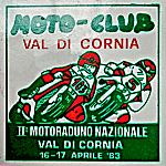 Val di Cornia motorcycle rally badge from Jean-Francois Helias