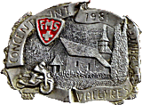 Valeyres motorcycle rally badge from Jean-Francois Helias