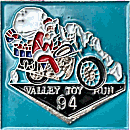 Valley Toy Run motorcycle run badge from Jean-Francois Helias