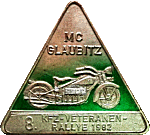Veteranen Glaubitz motorcycle rally badge from Jean-Francois Helias