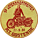 Veteranen Oostende motorcycle rally badge from Jean-Francois Helias