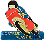 Vlastreffen Kortrijk motorcycle rally badge from Jean-Francois Helias