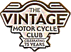 VMCC motorcycle club badge from Jeff Laroche