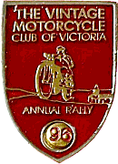 VMCC Victoria Annual motorcycle rally badge from Jean-Francois Helias