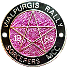 Walpurgis motorcycle rally badge from Russ Shand