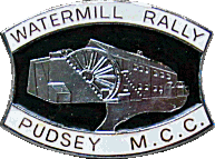 Watermill motorcycle rally badge from John Beccles