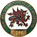 Welsh motorcycle show badge from Jean-Francois Helias