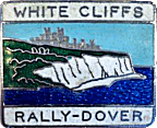 White Cliffs motorcycle rally badge from Jean-Francois Helias
