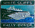 White Cliffs motorcycle rally badge from Nigel Woodthorpe