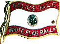 White Flag motorcycle rally badge from Heather MacGregor