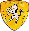 White Horse motorcycle rally badge from Jean-Francois Helias