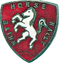 White Horse motorcycle rally badge from Dave Honneyman