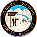Winter motorcycle rally badge from Jean-Francois Helias