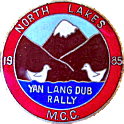 Yan Lang Dub motorcycle rally badge