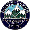 Yan Lang Dub motorcycle rally badge from Jean-Francois Helias
