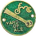 Yard Of Ale motorcycle rally badge from Ted Trett