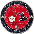 About Time motorcycle rally badge from Dave Cooper