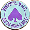 Ace Of Spades motorcycle rally badge