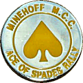 Ace Of Spades motorcycle rally badge