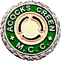 Acocks Green motorcycle club badge from Jean-Francois Helias