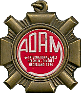 Adam motorcycle rally badge from Hans Veenendaal