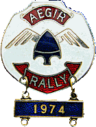 Aegir motorcycle rally badge from Jean-Francois Helias