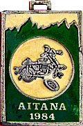 Aitana motorcycle rally badge from Jean-Francois Helias