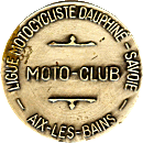 Aix Les Bains motorcycle rally badge from Patrick Servanton