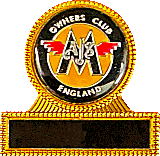 AJS Matchless motorcycle club badge from Jean-Francois Helias