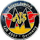 AJS Matchless IJR motorcycle rally badge from Jean-Francois Helias