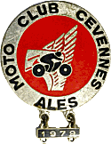 Ales motorcycle rally badge from Jean-Francois Helias