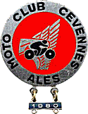 Ales motorcycle rally badge from Jean-Francois Helias