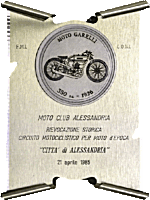Alessandria motorcycle rally badge from Jean-Francois Helias