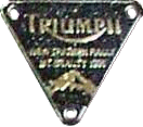 All British motorcycle rally badge from Victor Smith