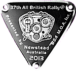 All British motorcycle rally badge from Jean-Francois Helias