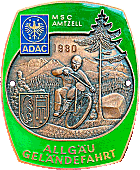 Allgau motorcycle rally badge from Jean-Francois Helias