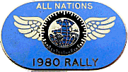 All Nations motorcycle rally badge