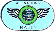 All Nations motorcycle rally badge from Lone Wolf