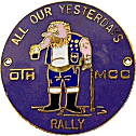 All our Yesterdays motorcycle rally badge from Jean-Francois Helias