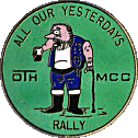 All Our Yesterdays motorcycle rally badge from Russ Shand