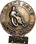 Alsace motorcycle rally badge from Jean-Francois Helias
