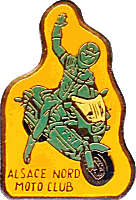Alsace Nord MC motorcycle club badge from Jean-Francois Helias