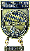 Altenbuch motorcycle rally badge from Jean-Francois Helias