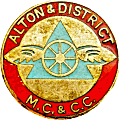 Alton & DMC&CC motorcycle club badge from Jean-Francois Helias