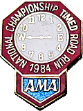 AMA motorcycle run badge from Jean-Francois Helias