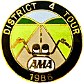 AMA District motorcycle run badge from Jean-Francois Helias