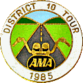 AMA District 10 Tour motorcycle run badge from Jean-Francois Helias